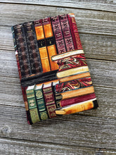 Load image into Gallery viewer, Library Bookshelves Fabric Padded Book Sleeve | Book Pocket | Protective Book Bag | Book Pouch | Bookish Nerd Gift
