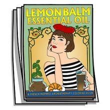 Load image into Gallery viewer, Lemon Balm Essential Oil Coloring Pages
