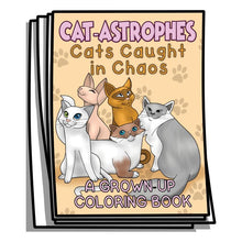 Load image into Gallery viewer, Cat-Astrophes Coloring Pages
