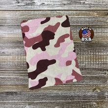 Load image into Gallery viewer, Camo Pink Padded Book Sleeve | BookGoodies | Book Pocket | Protective Book Bag | Book Pouch | Bookish Nerd Gift
