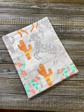 Load image into Gallery viewer, Cactus &amp; Paisley Horses Southwestern Book Sleeve | Kindle Accessory | Protective Book Bag | Book Pouch | Horse Lover Bookish Nerd Gift
