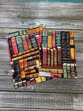 Load image into Gallery viewer, Library Bookshelves Fabric Padded Book Sleeve | Book Pocket | Protective Book Bag | Book Pouch | Bookish Nerd Gift
